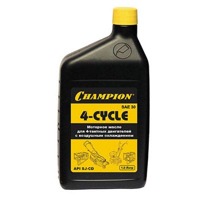 Масло Champion для четырехтактных двигателей, минеральное, SAE 30, 1 л (952810)