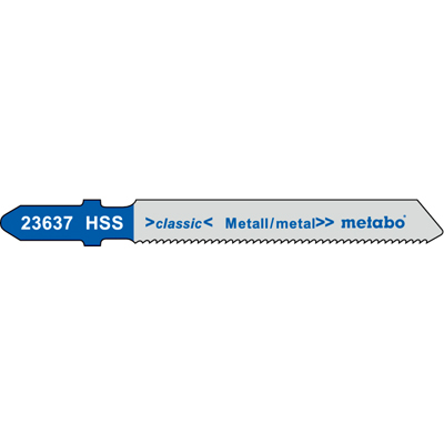 Полотно для лобзика Metabo металл T118A 51x1,2 мм (623637000) 5 шт