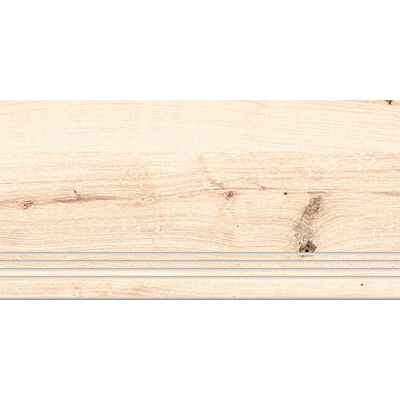 Керамогранит Ступень Cersanit (Церсанит) Woodhouse 29,7х59,8 см Бежевый WS4O306