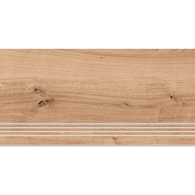 Керамогранит Ступень Cersanit (Церсанит) Woodhouse 29,7х59,8 см Бежевый WS4O156