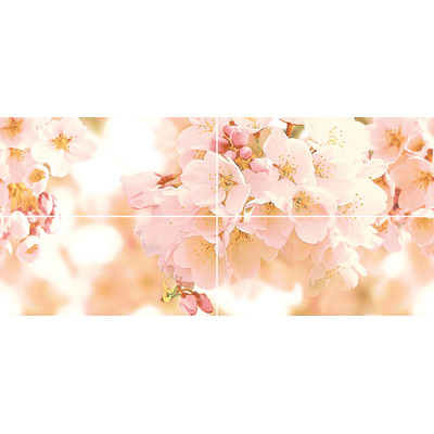 Панно Cersanit (Церсанит) Sunrise 40х88 см Разноцветное CW2H454