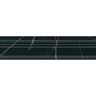 Бордюр Kerama Marazzi (Керама Марацци) Алькала 5х20 см Черный BLB039