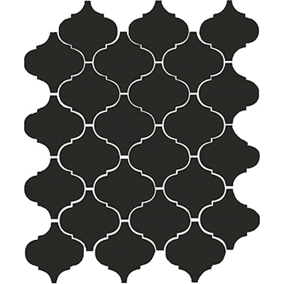 Настенная плитка Kerama Marazzi Арабески 30х26 см Черная 65001