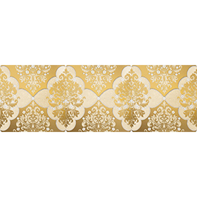 Бордюр настенный LB Ceramics (Lasselsberger Ceramics) Магриб 8,5х25 см Золотой 1508-0006