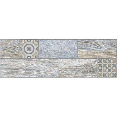 Керамогранит LB Ceramics (Lasselsberger Ceramics) Индиго Декор 20х60 см Голубой 3606-0028