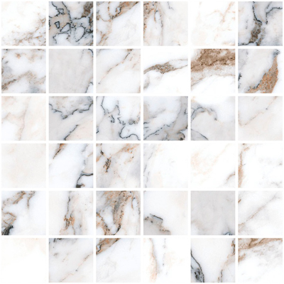 Vitra Marble-X Мозаика Бреча Капрайа Белый Лапп Рект 5x5 K9498798LPR1VTE0 шт Vitra Marble-X Мозаика Бреча Капрайа Белый Лапп Рект 5x5 K9498798LPR1VTE0 шт