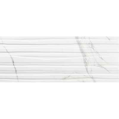 Настенная плитка Azulev Calacatta 24,2x64,2 см Branches White Mate SlimRect