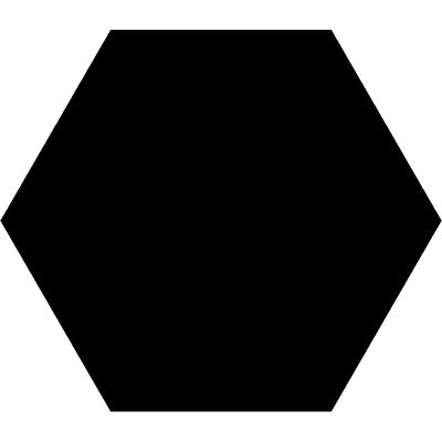 Универсальная плитка Codicer 95 Basic Hex 25x22 см Black