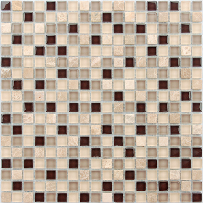 Мозаика LeeDo Caramelle - Naturelle Island 30,5x30,5х0,4 см (чип 15x15x4 мм) (Island 15x15x4)