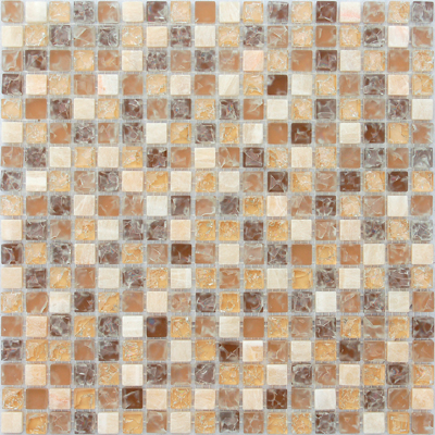 Мозаика LeeDo Caramelle - Naturelle Amazonas 30,5x30,5х0,8 см (чип 15x15x8 мм) (Amazonas 15x15x8)