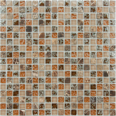 Мозаика LeeDo Caramelle - Naturelle Klondike 30,5x30,5х0,8 см (чип 15x15x8 мм) (Klondike 15x15x8)