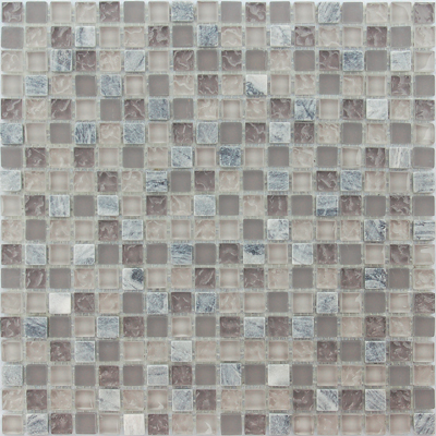 Мозаика LeeDo (Лидо Керамика) Caramelle - Naturelle Sitka 30,5x30,5х0,8 см (чип 1,5x1,5x0,8 см) (Sitka 15x15x8)