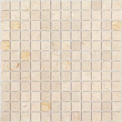 Мозаика LeeDo Caramelle - Pietrine Botticino матовая 29,8x29,8x0,4 см (чип 23x23x4 мм) (Botticino MAT 23x23x4)