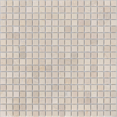 Мозаика LeeDo - Pietrine Crema Marfil матовая 30,5x30,5х0,4 см (чип 15x15x4 мм) (Crema Marfil MAT 15x15x4)