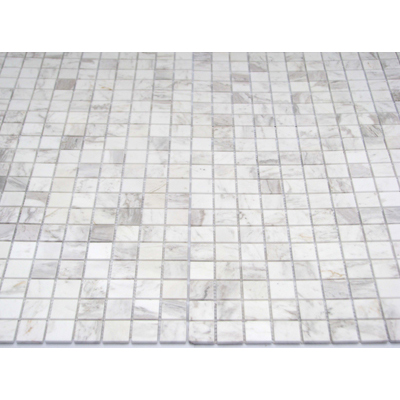 Мозаика LeeDo (Лидо Керамика) Caramelle - Pietrine Dolomiti Bianco полированная 29,8x29,8x0,4 см (чип 2,3x2,3x0,4 см) (Dolomiti bianco POL 23x23x4)