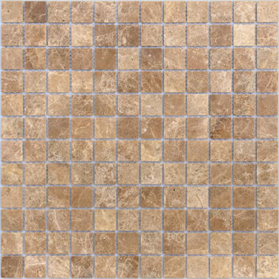 Мозаика LeeDo Caramelle - Pietrine Emperador Light полированная 29,8x29,8x0,4 см (чип 23x23x4 мм) (Emperador Light POL 23x23x4)
