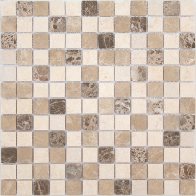 Мозаика LeeDo Caramelle - Pietrine Pietra Mix 1 матовая 29,8x29,8x0,4 см (чип 23x23x4 мм) (Pietra Mix 1 MAT 23x23x4)