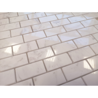 Мозаика LeeDo (Лидо Керамика) Caramelle - Pietrine Dolomiti Bianco полированная 29,8x29,8х0,7 см (чип 2,3x4,8x0,7 см) (Dolomiti Bianco POL 23x48x7)