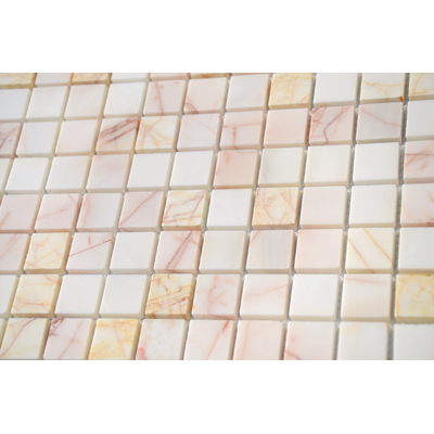 Мозаика LeeDo Caramelle - Pietrine Ragno Rosso полированная 29,8x29,8х0,7 см (чип 23х23х7 мм) (Ragno Rosso POL 23x23x7)
