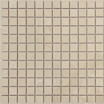 Мозаика LeeDo - Marble Porcelain Nuvola beige POL 29,8x29,8 см (чип 23х23х10 мм), полированный керамогранит (Nuvola beige POL мозаика 23x23)