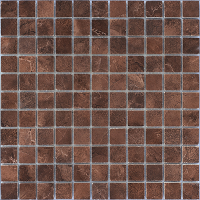 Мозаика LeeDo (Лидо Керамика) - Venezia brown POL 29,8x29,8 см (чип 2,3х2,3х1 см), полированный керамогранит (Venezia brown POL мозаика 23x23)