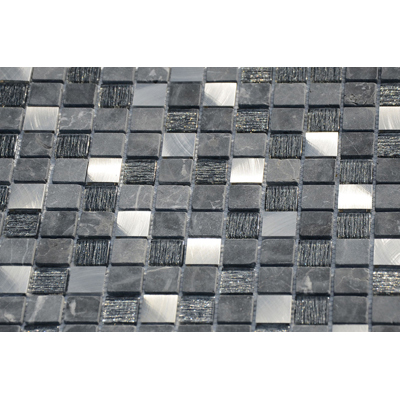 Мозаика LeeDo (Лидо Керамика) - Silk Way Black Velvet 29,8х29,8x0,4 см (чип 2,3x2,3x0,4 см) (Black Velvet 23x23x4)