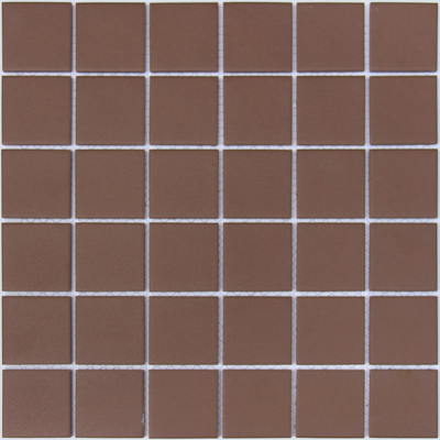 Мозаика LeeDo - LUniverso Nana bruna 30,5x30,5x0,6 см (чип 48x48x6 мм) из керамогранита неглазурованная с прокрасом в массе (Nana bruna 48x48x6)