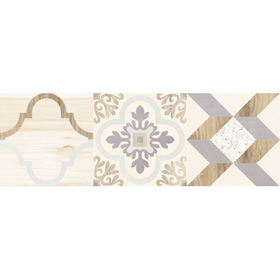 Настенная плитка Laparet (Лапарет) Woody 25х75 см Бежевый узор