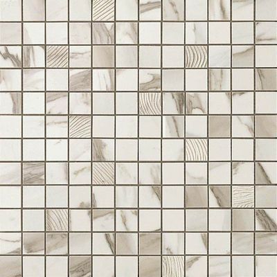 Мозаика Atlas Concorde (Атлас Конкорд) Supernova Marble Calacatta Gold Mosaic 30,5x30,5 см (600110000062)