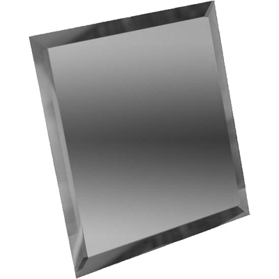 Квадратная зеркальная графитовая плитка ДСТ 18х18 см КЗГ1-01 БП000011133