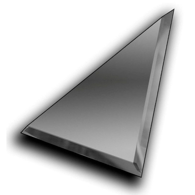 Треугольная зеркальная графитовая плитка ДСТ 18х18 см ТЗГ1-01 БП000011139