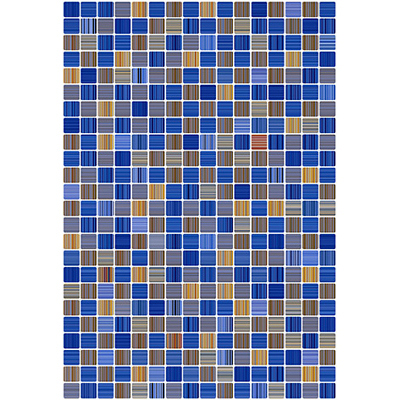 Настенная плитка Keramin (Керамин) Гламур 40х27,5 см Синяя