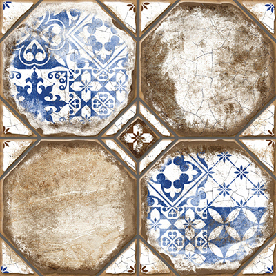 Керамогранит Keramin (Керамин) Брюгге 40х40 см Синий