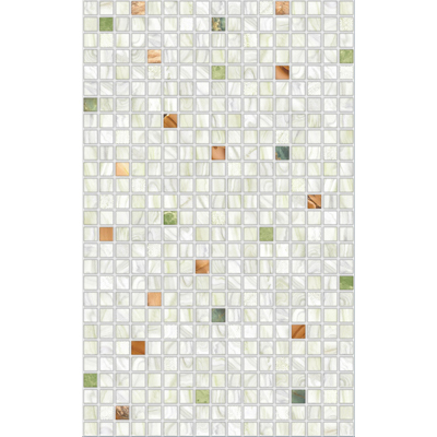 Керамическая плитка настенная М-Квадрат (Кировская керамика) под мозаику PiezaROSA Нео Зеленый 25х40 см (122821)