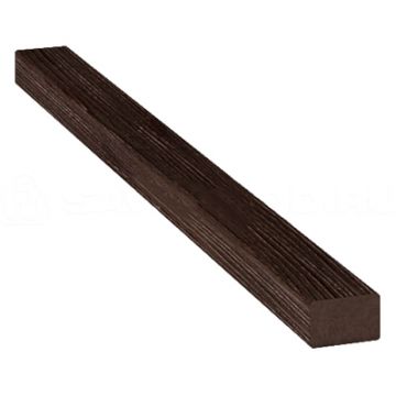 Брус лавочный ДПК Savewood полнотелый Темно-коричневый 50х31х4000 мм (1 м.п.)