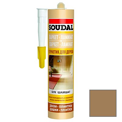 Герметик для дерева Soudal (Соудал) паркетный бук (Арт. 111257) 300 мл