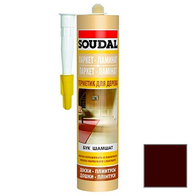 Герметик для дерева Soudal (Соудал) паркетный венге (Арт. 131854) 300 мл