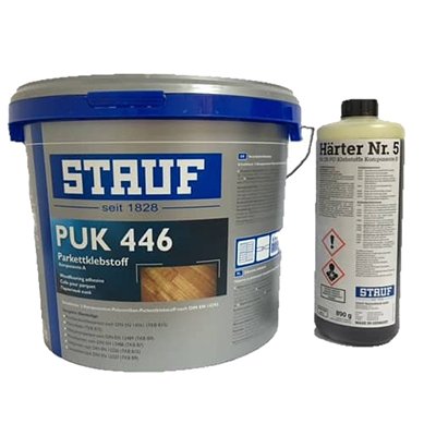 Клей для паркета Stauf (Штауф) PUK-446 P (Стауф ПУК-446П) двухкомпонентный 2k PU (2к ПУ) полиуретановый 8,9 кг